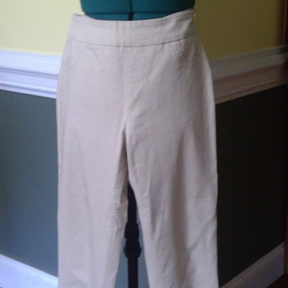 LAST CHANCE Soft Surroundings Pants Womens Size PS Khaki Straight Leg